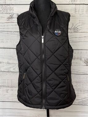 JYK women’s heated vest black size large EUC